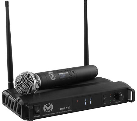 Micro sans fil Mac Mah UHF 100 M